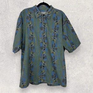 Pacific Scene Hawaiian Button-Up Shirt Size XL
